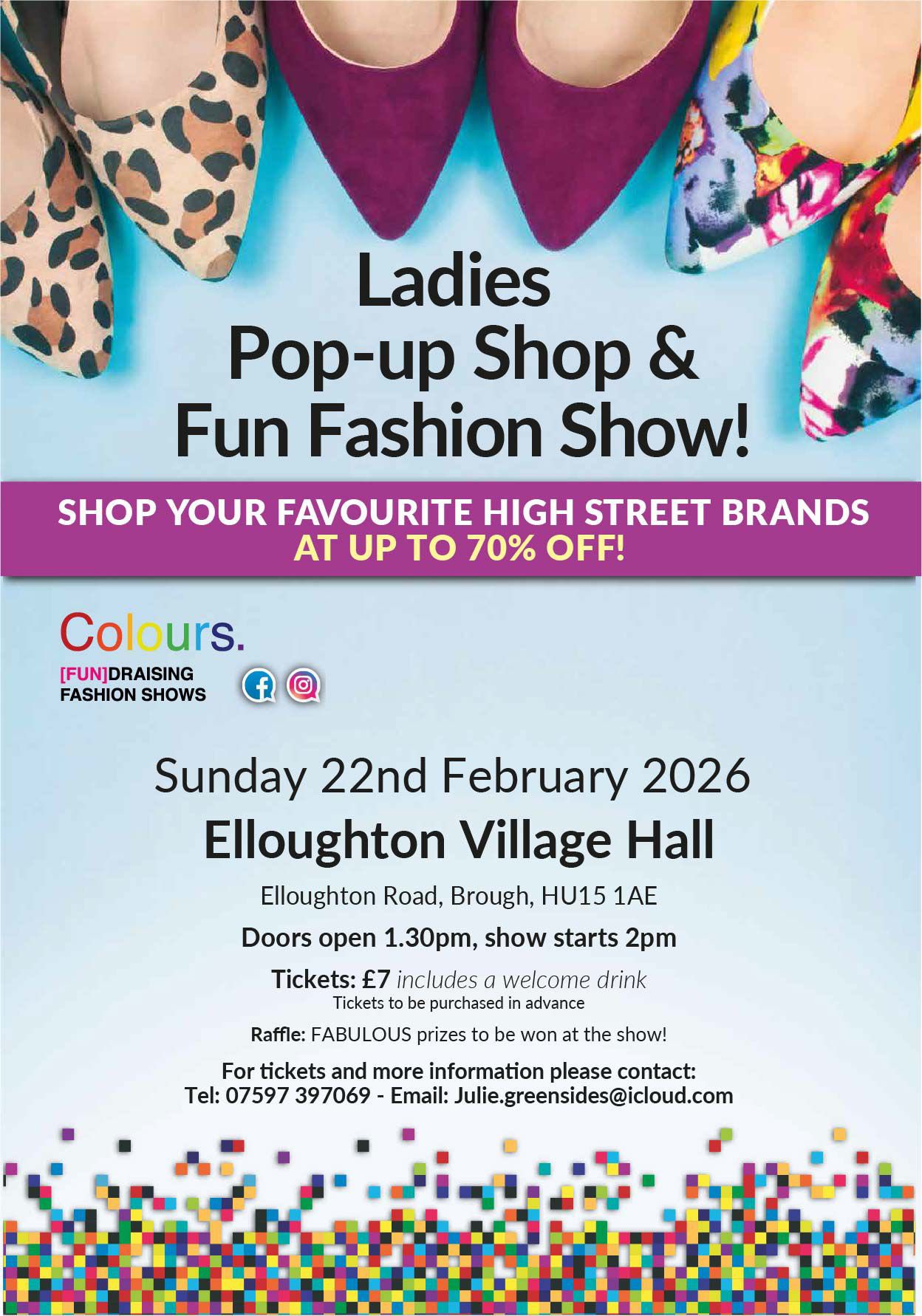 Ladies Pop-up Fashion Shop and Fun Fashion Show